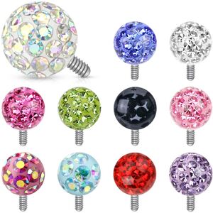 Piercing Street Piercing micro dermal Crystal ferido -