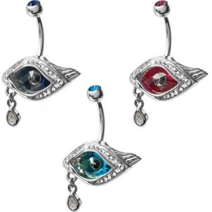 Piercing Street Piercing nombril Crystal Evolution Swarovski Oeil - Argente