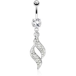 Piercing Street Piercing nombril tourbillon - Argente