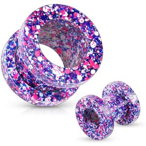 Piercing Street Piercing tunnel taches violet rose - Violet