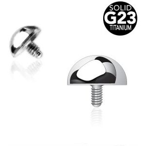 Piercing Street Piercing microdermal dôme Titane G23 - Argente