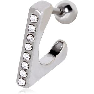 Piercing Street Piercing oreille cartilage manchette multi gemmes - Argente