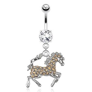 Piercing Street Piercing nombril cheval - Argente