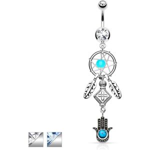 Piercing Street Piercing nombril attrape reve main de fatma -