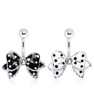 Piercing Street Piercing nombril noeud a pois -