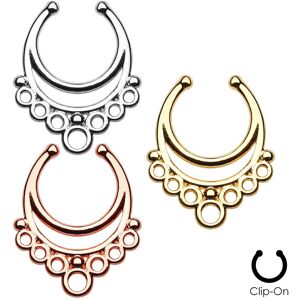 Piercing Street Faux piercing septum azteque -