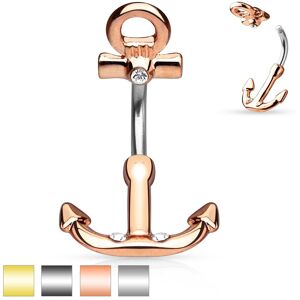 Piercing Street Piercing nombril ancre marine - Argente