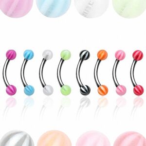 Piercing Street Piercing arcade Billes acrylique Candy - Multicolore