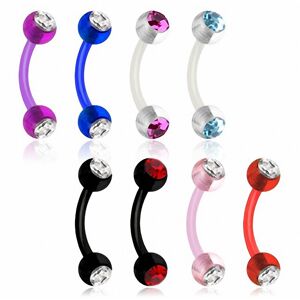 Piercing Street Piercing Arcade Acrylique Flexible Gemmes -