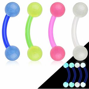 Piercing Street Piercing Arcade Bioflex Boules Glow in the Dark -