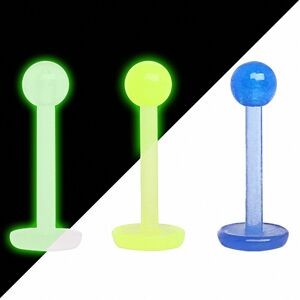 Piercing Street Piercing Labret BioFlex Glow in the dark -