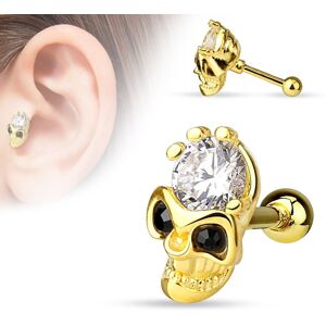 Piercing Street Piercing oreille cartilage plaque or crane - Dore