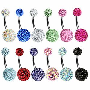 Piercing Street Piercing nombril Crystal - Multicolore