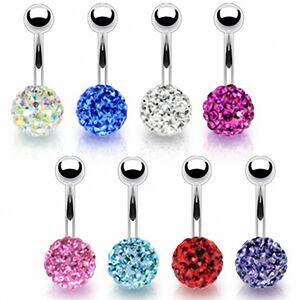 Piercing Street Piercing nombril Multi Crystal Ferido - Multicolore