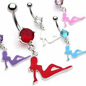 Piercing Street Piercing nombril Pin-Up - Argente