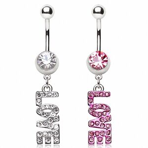 Piercing Street Piercing nombril love - Argente