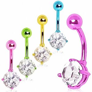 Piercing Street Piercing nombril Neon Gemmes -