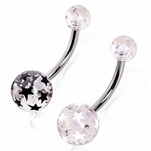 Piercing Street Piercing nombril paillette etoile -