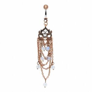 Piercing Street Piercing nombril vintage chandelier - Argente