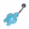 Piercing Street Piercing nombril tortue turquoise - Argenté