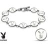 Piercing Street Bracelet Playboy maillons ronds - Blanc