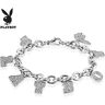 Piercing Street Bracelet Playboy charms strass -