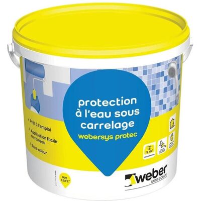 Système de protection à l'eau sous carrelage WEBERSYS PROTECT - Kit 6m² - Publicité Système de protection à l'eau sous carrelage WEBERSYS PROTECT - Kit 6m² - Publicité