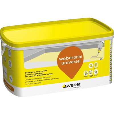 Primaire WEBERPRIM UNIVERSEL - Bidon de 1 kg - Publicité Primaire WEBERPRIM UNIVERSEL - Bidon de 1 kg - Publicité
