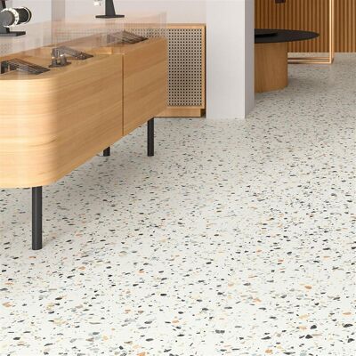 BARWOLF Carrelage sol /mur intérieur effet pierre TERRAZZO 80x80 cm - Flakes Funky - Publicité BARWOLF Carrelage sol /mur intérieur effet pierre TERRAZZO 80x80 cm - Flakes Funky - Publicité
