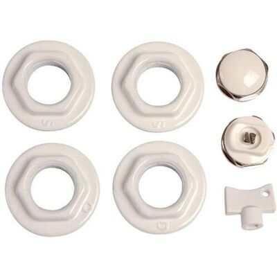 THERMADOR Kit universel de réductions pour radiateur - Kit universel de réductions M 1"1/4 - F 1/2" - Publicité THERMADOR Kit universel de réductions pour radiateur - Kit universel de réductions M 1"1/4 - F 1/2" - Publicité
