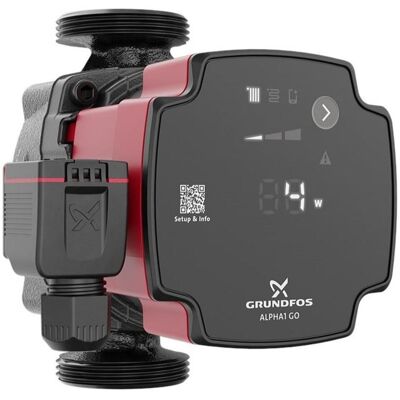 Grundfos Circulateur à haut rendement ALPHA1 GO G1''1/2 - 130 mm - Circulateur ALPHA1 GO 25-40 entraxe 130 - Publicité Grundfos Circulateur à haut rendement ALPHA1 GO G1''1/2 - 130 mm - Circulateur ALPHA1 GO 25-40 entraxe 130 - Publicité