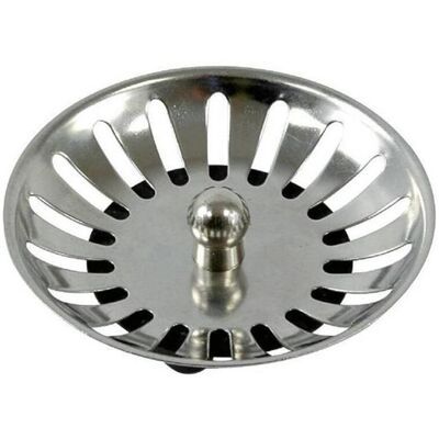 NICOLL Panier bouchon manuel inox pour bonde Ø 90mm - Panier manuel inox pour bonde (diamètre 90 mm). Publicité NICOLL Panier bouchon manuel inox pour bonde Ø 90mm - Panier manuel inox pour bonde (diamètre 90 mm). Publicité