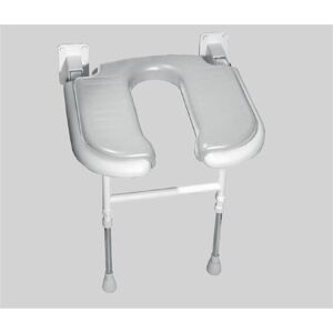 AKW Siège de douche rembourré en U - Coloris: gris - Publicité AKW Siège de douche rembourré en U - Coloris: gris - Publicité