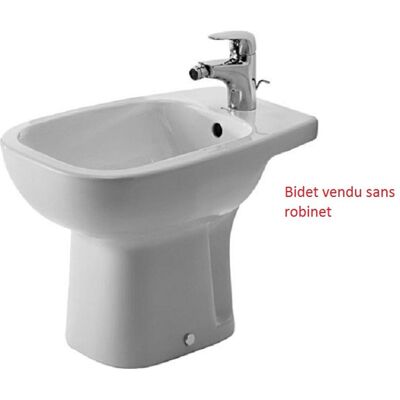Bidet Duravit D-code - Matériau en céramique sanitaire - Blanc - Accessoire de salle de bain - Publicité Bidet Duravit D-code - Matériau en céramique sanitaire - Blanc - Accessoire de salle de bain - Publicité