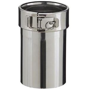 POUJOULAT Adaptateur pour poêle à granulés 80 PGI - Diamètre 80/130 - Finition : Inox - Publicité POUJOULAT Adaptateur pour poêle à granulés 80 PGI - Diamètre 80/130 - Finition : Inox - Publicité