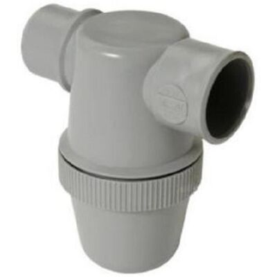 NICOLL Siphon de parcours lavabo à coller avec entrée horizontale - Coloris: gris - Diamètre : 40 mm - Hauteur : 116 mm - Publicité NICOLL Siphon de parcours lavabo à coller avec entrée horizontale - Coloris: gris - Diamètre : 40 mm - Hauteur : 116 mm - Publicité