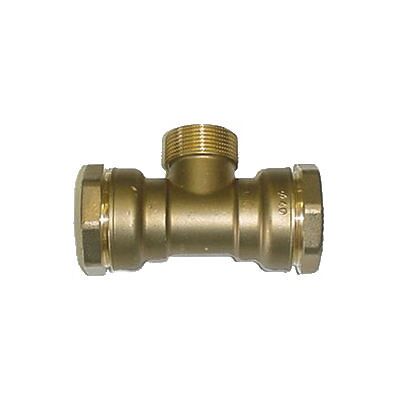 Caleffi - Raccord en T réduit 20x1/2" M x 3/8" F Laiton - Raccord de plomberie - Publicité Caleffi - Raccord en T réduit 20x1/2" M x 3/8" F Laiton - Raccord de plomberie - Publicité