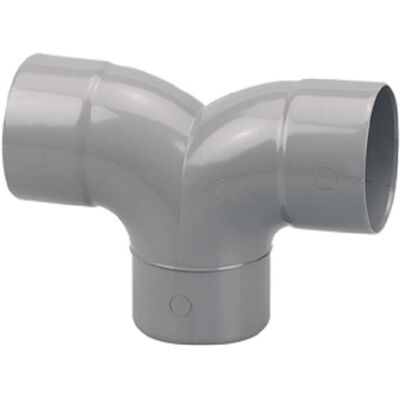 Wavin Coude M/F double parallèle 87°30 - Diamètre : 100 mm - GRIS - Publicité Wavin Coude M/F double parallèle 87°30 - Diamètre : 100 mm - GRIS - Publicité