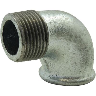 Sanitaire-distribution Coude 90° fonte galva MF - Diamètre : 3/8'' - Publicité Sanitaire-distribution Coude 90° fonte galva MF - Diamètre : 3/8'' - Publicité