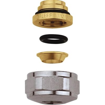 THERMADOR Raccord pour vanne H eurocône pour tube metallique - Ø 14 mm (sachet de 2 pièces) - Publicité THERMADOR Raccord pour vanne H eurocône pour tube metallique - Ø 14 mm (sachet de 2 pièces) - Publicité