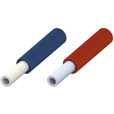 TECE Tube multicouches pré-gainé - Diamètre: 16 mm - Longueur: 75 m - Rouge - Publicité TECE Tube multicouches pré-gainé - Diamètre: 16 mm - Longueur: 75 m - Rouge - Publicité