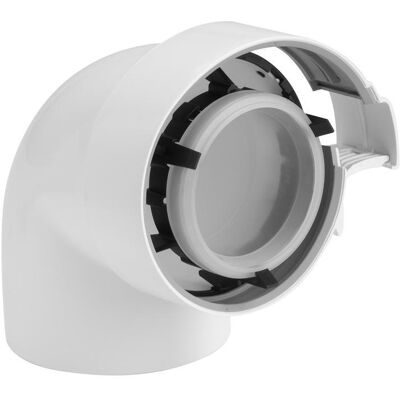 UBBINK Coude Rolux Condensation Ø60/100 - Coude à 45° (colisé x2) prix à l'unité - Publicité UBBINK Coude Rolux Condensation Ø60/100 - Coude à 45° (colisé x2) prix à l'unité - Publicité