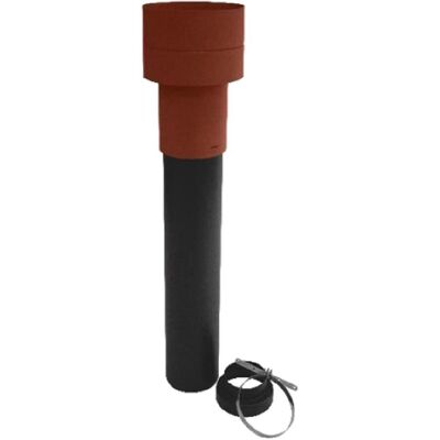 UBBINK Terminal de ventilation isolé VENTUB - Diamètre 180 mm - Longueur: 1228 mm - Hauteur: 341 mm - Diamètre tuyau d'amenée d'air: 186 mm - Noir - Publicité UBBINK Terminal de ventilation isolé VENTUB - Diamètre 180 mm - Longueur: 1228 mm - Hauteur: 341 mm - Diamètre tuyau d'amenée d'air: 186 mm - Noir - Publicité