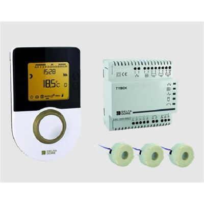 DELTA DORE Gestionnaire d’énergie 2 zones pour chauffage électrique CALYBOX 1020 WT - Boîtier technique + boîtier ambiance + 3 TIF TORE intensité fermé 60A - Publicité DELTA DORE Gestionnaire d’énergie 2 zones pour chauffage électrique CALYBOX 1020 WT - Boîtier technique + boîtier ambiance + 3 TIF TORE intensité fermé 60A - Publicité