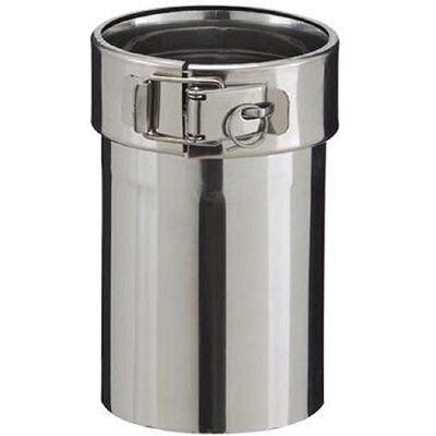 POUJOULAT Adaptateur pour poêle à granulés 80 PGI - Diamètre 80/130 - Finition : Inox - Publicité POUJOULAT Adaptateur pour poêle à granulés 80 PGI - Diamètre 80/130 - Finition : Inox - Publicité
