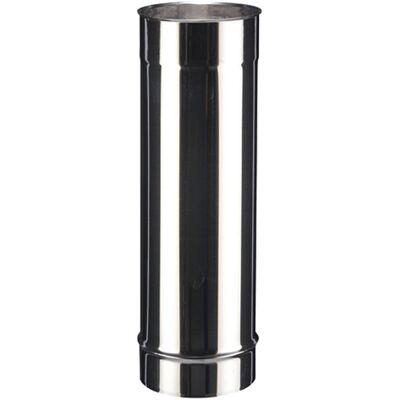POUJOULAT Tuyau droit inox SOI pour tous types de chaudières - Elément 45 cm - diamètre 150 - Publicité POUJOULAT Tuyau droit inox SOI pour tous types de chaudières - Elément 45 cm - diamètre 150 - Publicité