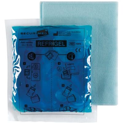 Securimed Poche de gel thermothérapie chaud ou froid Bleu l 140 x L 150 mm - Publicité Securimed Poche de gel thermothérapie chaud ou froid Bleu l 140 x L 150 mm - Publicité