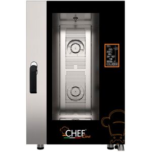 Chefook Four Électrique Professionnel Numerique a Patisserie 10 Plaques 60x40 cm a Vapeur Directe Nouvelle Generation