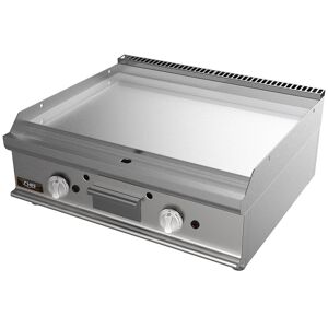 Chefook Plancha À Gaz Professionnelle À Poser Avec Plaque Double Lisse Chrome Profondeur 70 cm