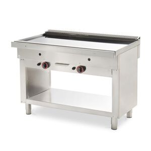 Chefook Plancha Teppanyaki À Gaz 21 Kw - 110 x 70 Chromé- Cuisine Japonaise